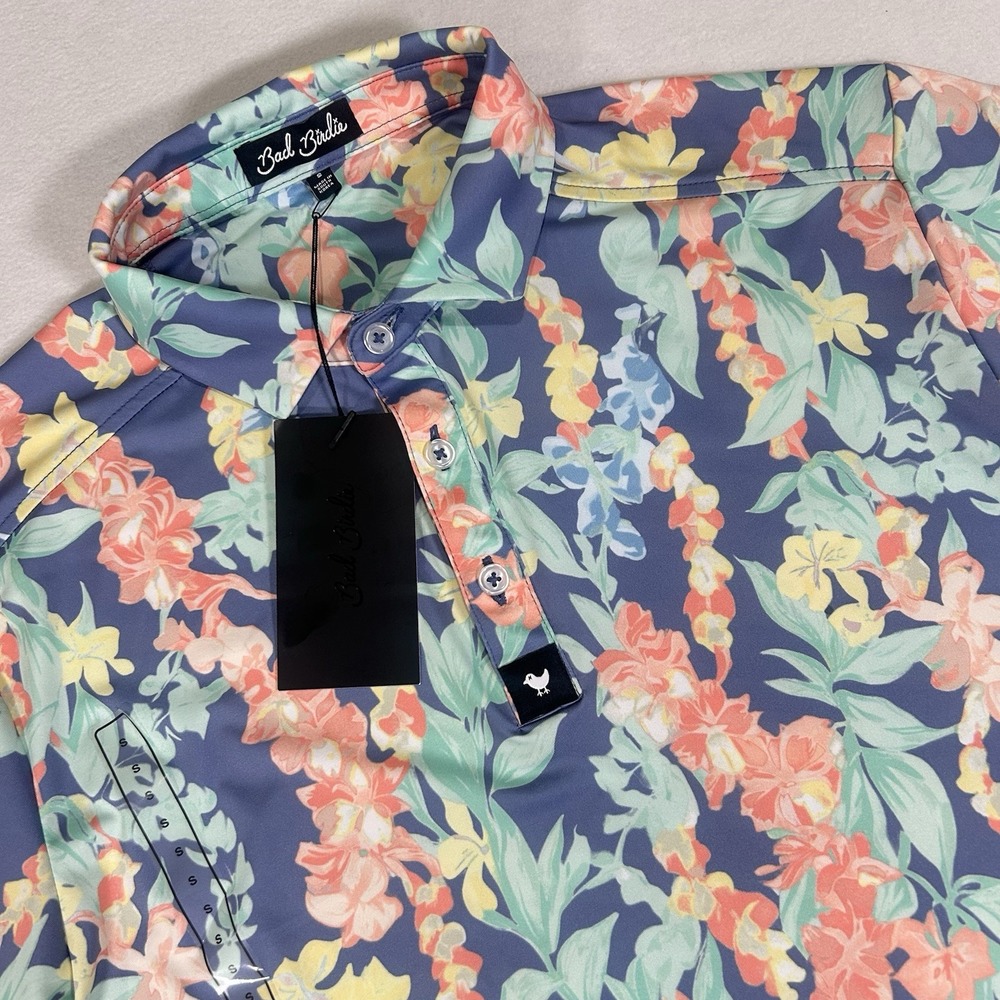 Bad Birdie Floral Print Polo